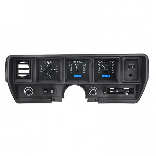 Dakota Digital 1970-72 Buick Skylark/GS VHX System, Black Alloy